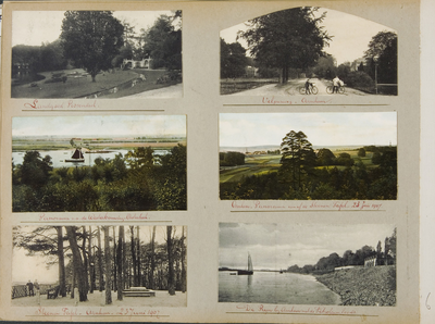 142-0006 Album met diverse foto's en ansichtkaarten van Nederland, 1907-1908