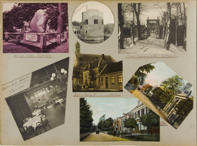 142-0044 Album met diverse foto's en ansichtkaarten van Nederland, 1907-1908
