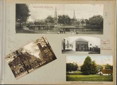 142-0077 Album met diverse foto's en ansichtkaarten van Nederland, 1907-1908