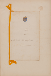 88-0039 Arnhem in November 1863, 1813 - 1863