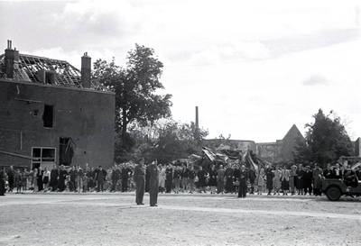 559 Opening Baileybruggen Arnhem, 9 juni 1945