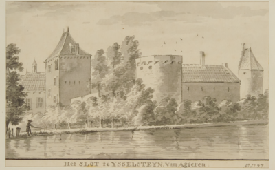 1641 Het slot te IJsselsteyn van Agteren, 1727
