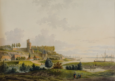183 Gezicht op de Bellevedere buiten Nijmegen, 1824
