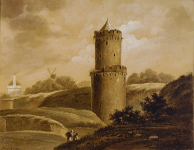 184 De Kronenburgertoren te Nijmegen, 1825
