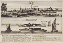 3529 Gezicht op de Schans St.Andries, 1674