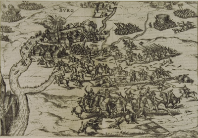 721 Burg (bij Deutichem) door Truchs. belegerd, 1584