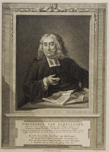 767 Portret van Th. van Schelluyne, 1692-1775, 1768