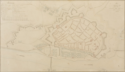 77 Arnhem - plattegrond - 1813, 1813