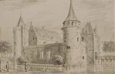935 't Kasteel te Muyden op de regter zijde, 1729