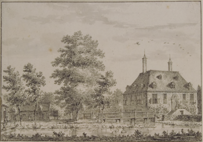 937 't huys Aagtdorp bij Schoorl : ook wel Poelenburg genaamdt 1727, 1740
