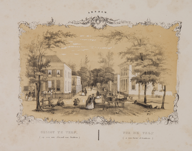 120-0009 Gezigt te Velp, op een uur afstand van Arnhem, 1837-1873