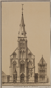 126 Lutherse Kerk te Arnhem , ca. 1900