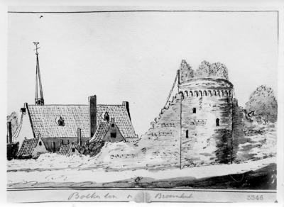 210 Bolkstoren en Broerenkerk, [1720-1736], [1900-1944]