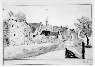 212 Stadsmuur Arnhem en kerk, [1720-1736], [1900-1944]