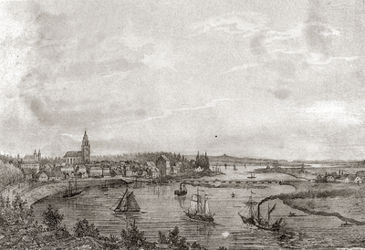 228 Gezicht op Arnhem , ca. 1850