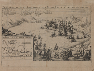 247 Eroberung der reiche Silber-Vloot in de Bay oder Haven Matancae, 1628-09-08, 1628