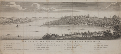 250 Gezigt van het Groot Serail van Konstantinopelen, 1734