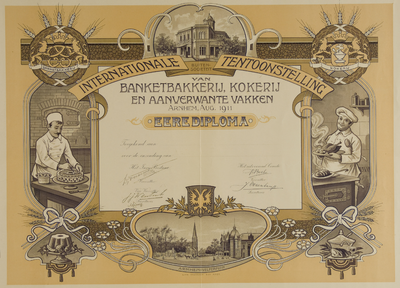 36 Afbeeldingen Velperplein en Buitensocieteit, 1911