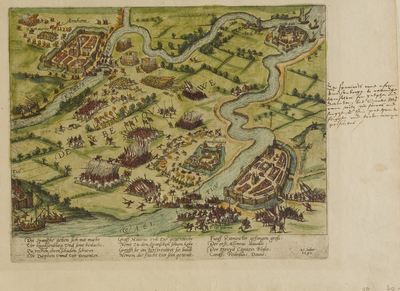48 Arnhem, Nijmegen met leger van Parma in de Betuwe, 1591