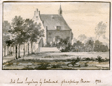 119 Het huis Engelrooij bij Zoelmond, graafschap Buren, 1724