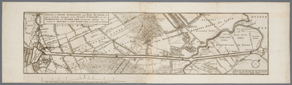 579a Nieuwe en Nette aftekening van de door gravinge die staat te geschieden beginnende van de stadt Utrecht tot aan ...