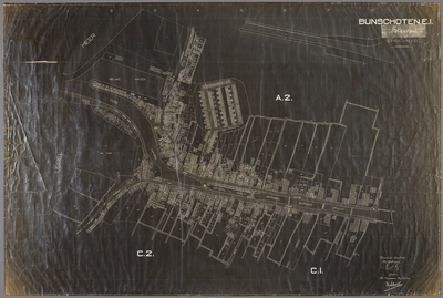 804 Kadastraal plan van Spakenburg, gemeente Bunschoten sectie E, zoals vernieuwd in april 1935., 1935-04