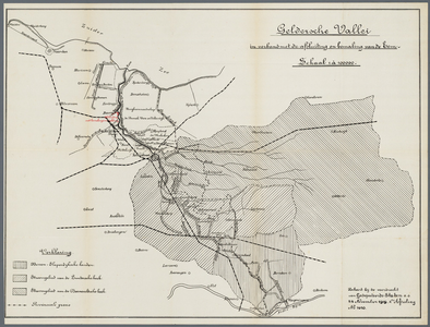 318 Overzichtskaart van het stroomgebied van de Gelderse Vallei, behorende bij het plan van Gedeputeerde Staten van ...