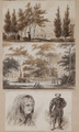 3625 Tekeningen en schetsen van Franse typen en landschappen, ca. 1850-1860