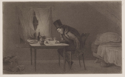 4199-0008 Een broodschrijver, 1851, 1875