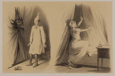 4200-0025 1 en 2. Bij 't naar bed gaan, 1852, 1875