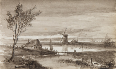 89.03-0020 Nederlands landschap, 1850-1860