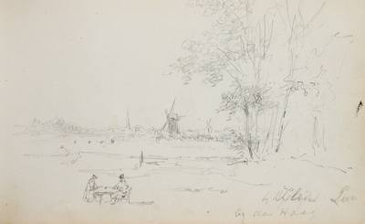 89.03-0026 Bij Klein Loo bij Den Haag, 1850-1860