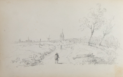 89.03-0034 Nederlands landschap, 1850-1860