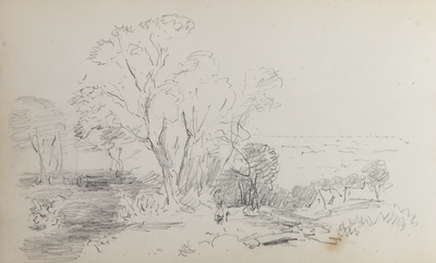 89.03-0042 Landschapsstudie, 1850-1860