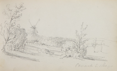 89.03-0043 Canaal bij 's-Hage, 1850-1860