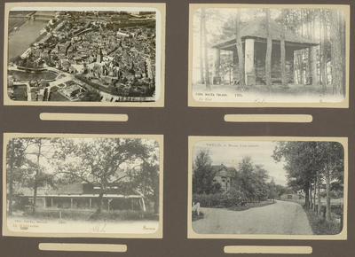 39-0011 Vier prentbriefkaarten van verschillende locaties te Zutphen, Soeren en Twello, 1900-1910