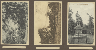 39-0028 Drie prentbriefkaarten van verschillende locaties in Epe en Barneveld, 1900-1910
