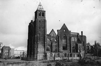 117 Herbouw St. Walburgiskerk, Oktober 1948