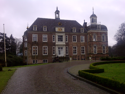1765 kasteel Ruurlo met zicht op hoofdingang, 19-01-2012