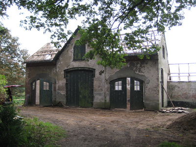 2007 restauratie gebouw op landgoed 't Meenink, 16-09-2008