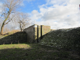 5840 De Oude Sluis gelegen in het oude kanaal van Sint Andries, naast het fort Sint Andries, 30-01-2013