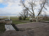5841 De Oude Sluis gelegen in het oude kanaal van Sint Andries, naast het fort Sint Andries, 30-01-2013