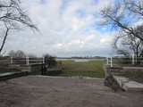 5842 De Oude Sluis gelegen in het oude kanaal van Sint Andries, naast het fort Sint Andries, 30-01-2013