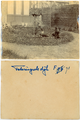 3-0058 Jacob Foeken en hond in de tuin van Teteringsedijk 71, 1914