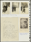1-0004 Bladzijde 2, met foto's, brief en bidprent, 1940