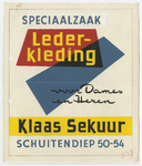 22 Ontwerp van een reclamebord, 1952-1953