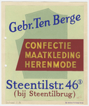 31 Ontwerp van een reclamebord, 1955-1956