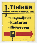 33 Ontwerp van een reclamebord, 1968-1969