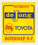 52 Ontwerp van een reclamebord, 1971-1980