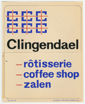 61 Ontwerp van een reclamebord, 1971-1980